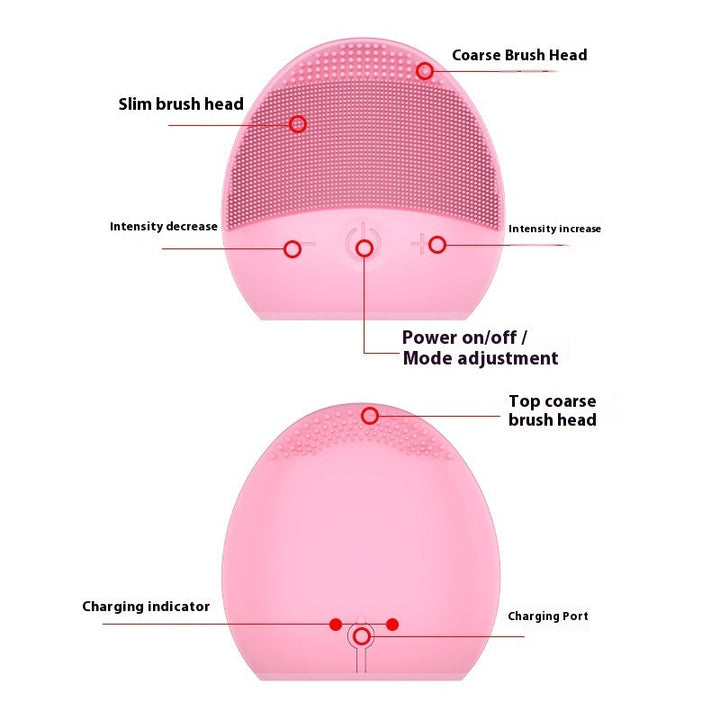 Transform Your Skincare Routine with the Electric Silicone Facial Cleansing Brush
